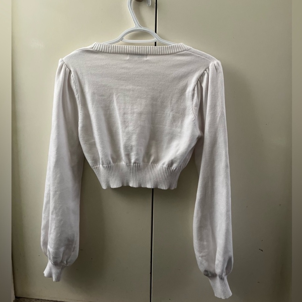 Cropped Button Up Emory Park Sweater - Picture 2 of 3
